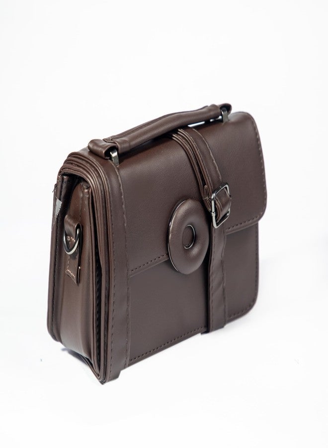 Heartbeat Crossbody Sling Bag for Women | Stylish crossbody sling bag for girls/women (Coffee Brown) - Image 2